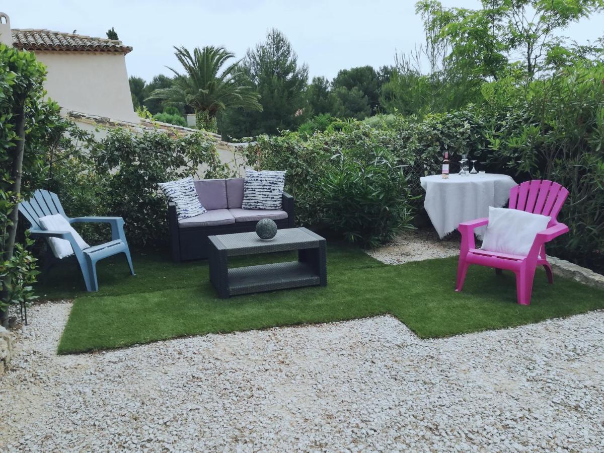 Appartement En Residence Privee Proche Mer Sausset-les-Pins Exteriör bild
